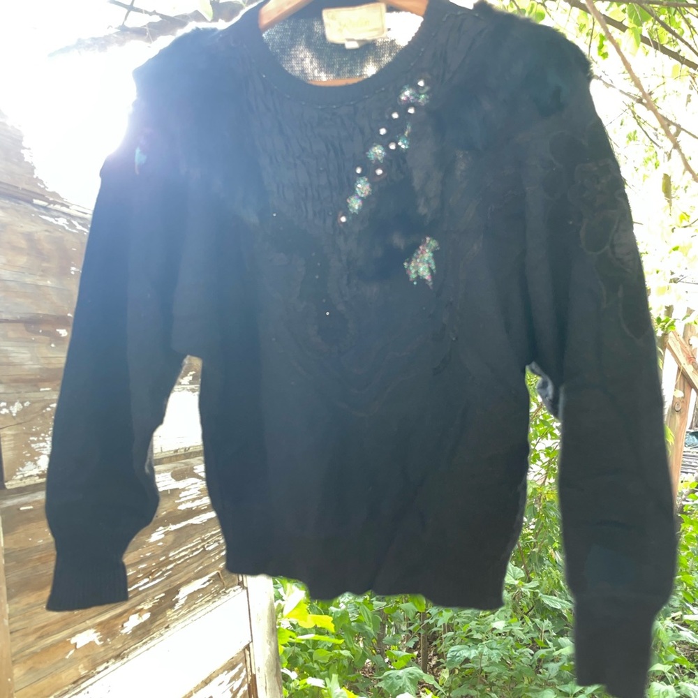 Vintage angora sweater